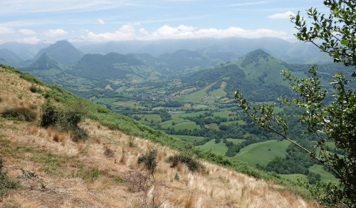 vue du sommet d'Erretzu