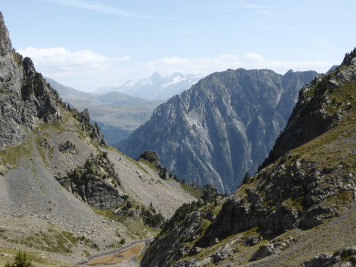 Vue sur le massif des Ecrins