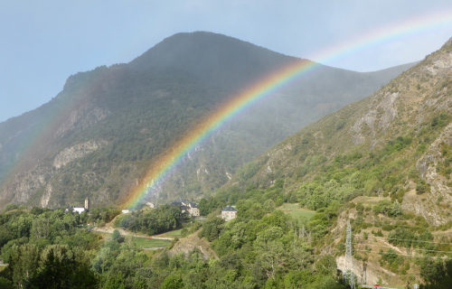 arc en ciel sur Erril la Vall