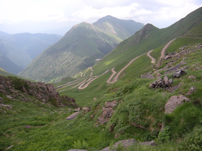 lacets sous l'étang d'Areau