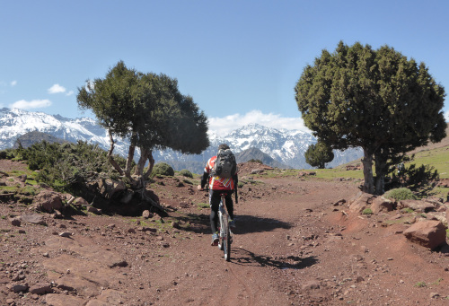 montée dans un décor de rêve