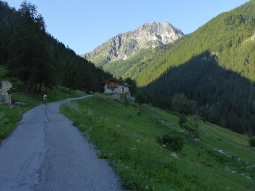 en montant au colle d'Esischie